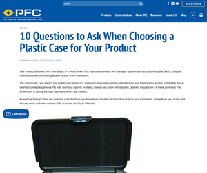 The Plastics Forming Company